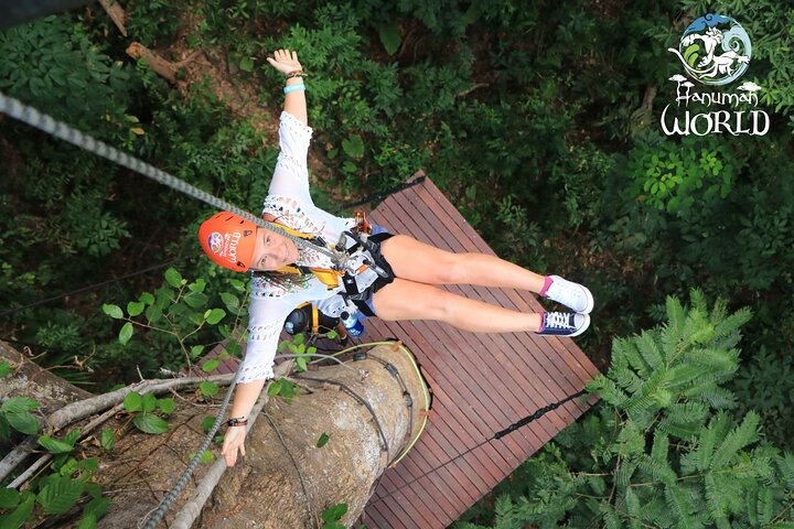 Unleash Your Inner Monkey God: Ziplining Adventure at Hanuman World Phuket!