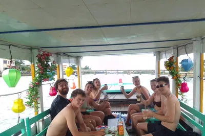 Float into Hoi An's Charm: Private Bar on Thu Bon River Lantern Boat!