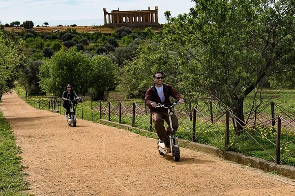 Glide Through History: Electric Scooter Tour of Agrigento's Valley of the Temples