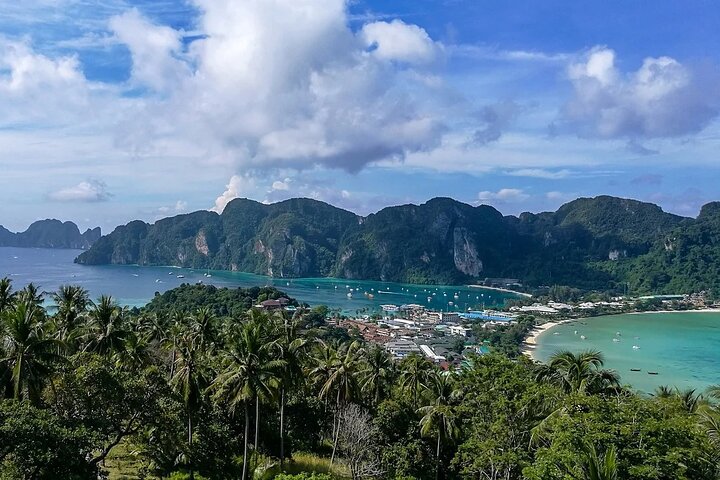 Discover Paradise: Phi Phi & Bamboo Island Catamaran Adventure