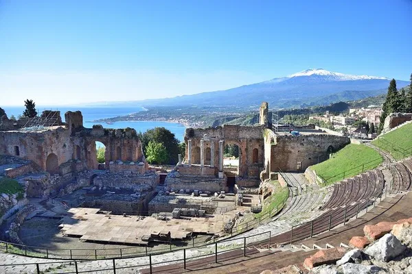 Discover Sicily's Coastal Gems: Taormina & Castelmola Tour from Messina Port