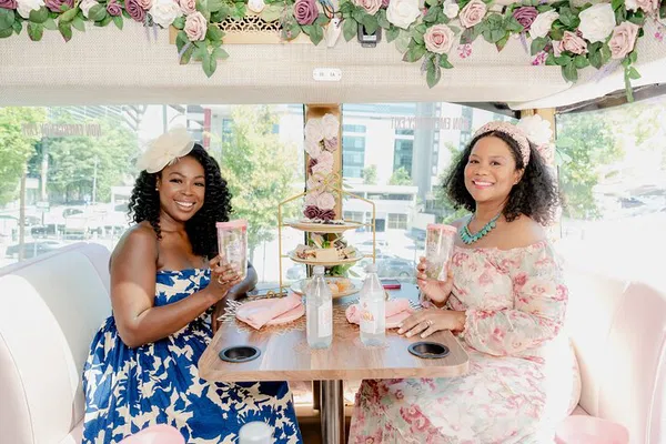 Atlanta's Tea Around Town: A Pink Bus Tour & Tea Party!