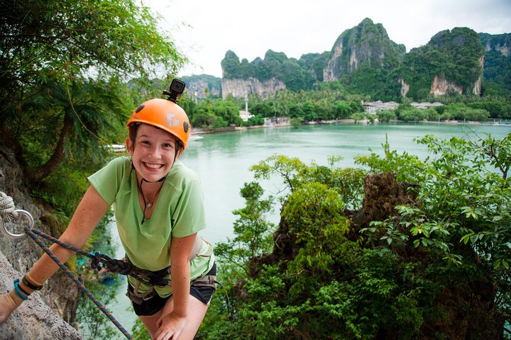 Conquer Railay's Cliffs: A Private Rock Climbing Adventure