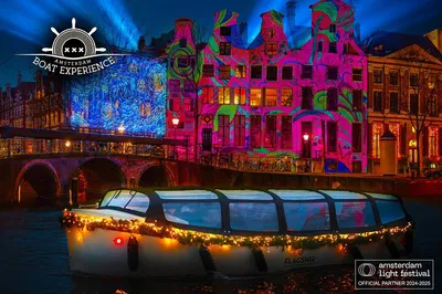 Amsterdam Light Festival: Luxury Canal Cruise Experience