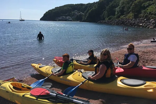 Glide Through Babbacombe Bay: A Sea Kayaking Adventure for Four!