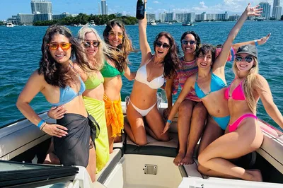 Miami Bay Private Party: Champagne, Swimming, and City Views!