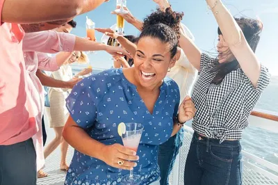 NYC Happy Hour Cruise: See the Skyline & Statue of Liberty!
