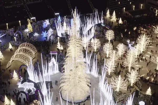 Xmas Lights Houston Maze: Katy Mills Magic!