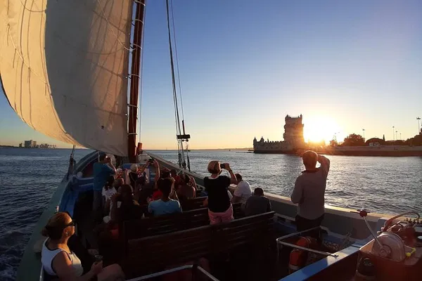 Lisbon Sunset Cruise: Wine, Views & Fado!