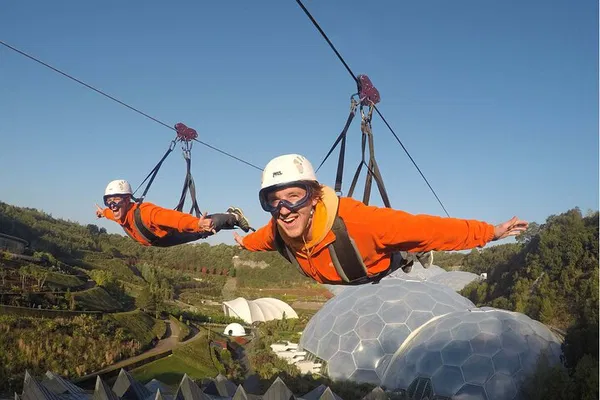 Eden Project Skywire: England's Fastest Zipline Thrill!