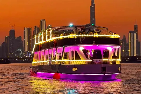 Dubai Dhow Cruise Goldfish: Glide & Dine in Dubai's Dazzling Waters
