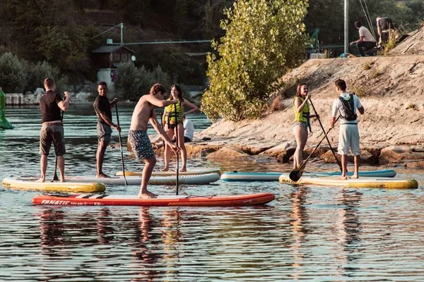 Glide into Adventure: Stand Up Paddleboarding on Basel's Rhein River