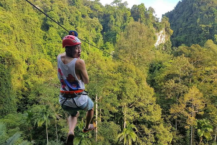 Krabi Jungle Zipline Adventure: Soar Through Thai'd Up's Canopy!
