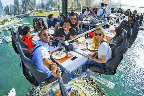 Dubai Marina's Sky-High Dinner: A Culinary Thrill Ride!