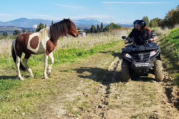Conquer Sicily's Hidden Treasures: Quad Bike Adventure to Castello Poggiodiana