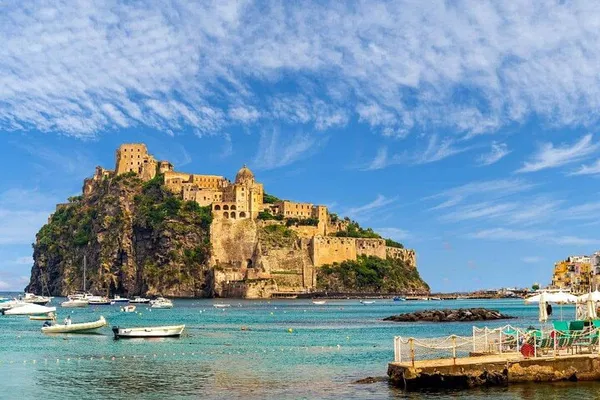 Ischia Boat Tour with Sant'Angelo Stop