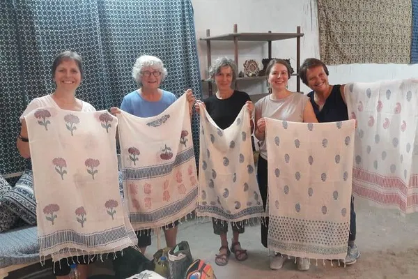 Unleash Your Creativity: Hand-Print Fabric in Jaipur's Vibrant Studio!