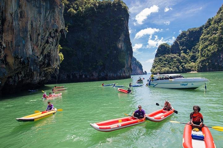 Phang Nga Bay Adventure: Kayaking, Snorkeling & Island Exploration!