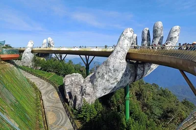 Unforgettable Journey: Golden Bridge, Ba Na Hills & Marble Mountains Private Tour
