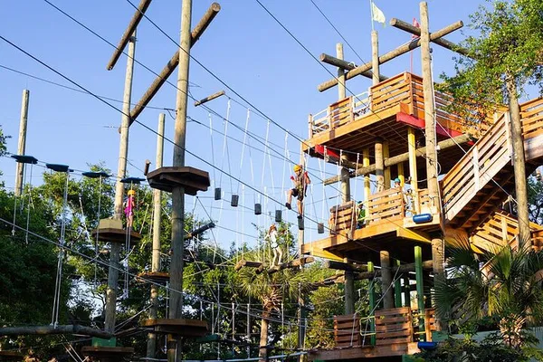 Conquer the Canopy: Zipline & Adventure at Cocoa Beach Aerial!