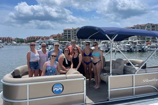 Unleash Your Inner Captain: Hilton Head Luxury Pontoon Adventure!