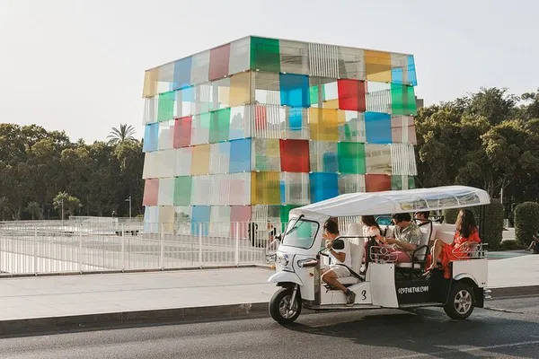 Malaga Eco-Tuk Adventure: Discover History & Culture in Style!