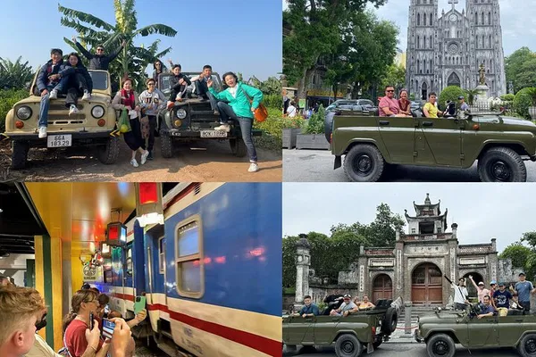 Hanoi City Tour: Jeep, Train Street & Countryside!