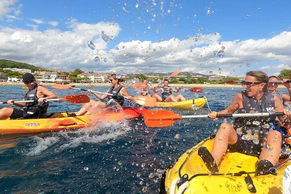 Costa Brava Adventure: Kayak, Snorkel & Beach Bliss from Barcelona