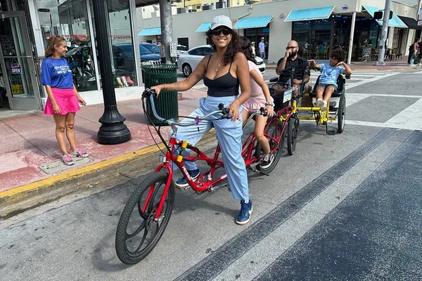 Glide Through South Beach: Electric Tandem Bike Adventure