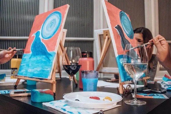 Unleash Your Inner Artist: Sip & Paint in Rome's Historic Heart