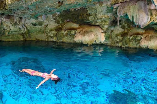 Cancun Cenotes & Yalku Lagoon Snorkel Adventure