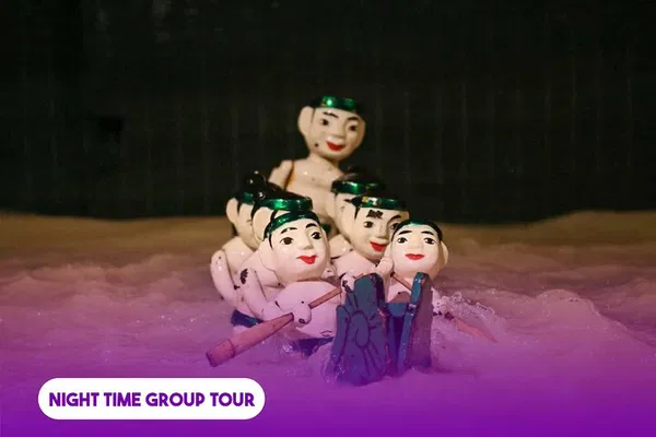 Saigon Evening: Vietnamese Dinner & Water Puppet Magic!