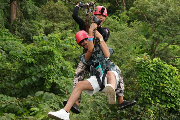 Elevate Your Senses: Zipline Adventure at Hanuman World, Phuket