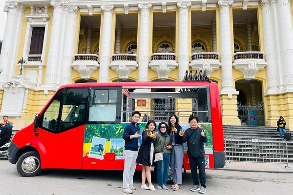 Hanoi's Craft Beer & Cultural Wonders: An Open-Top Bus Adventure