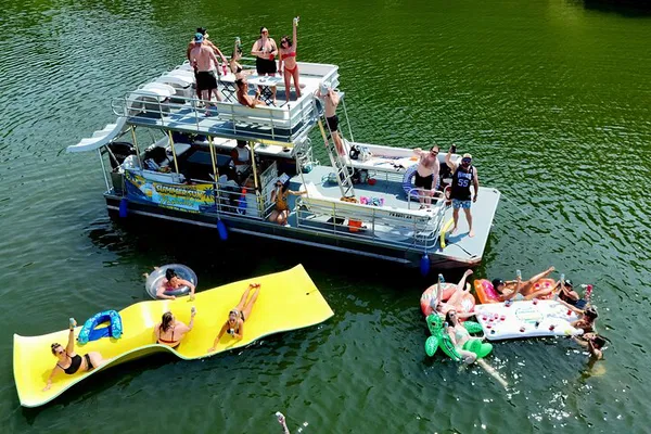 Nashville Party Boat: 30ft Double Decker w/ Slides!