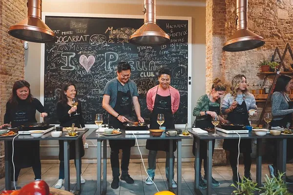 Master Authentic Paella: A Culinary & Wine Adventure in Barcelona