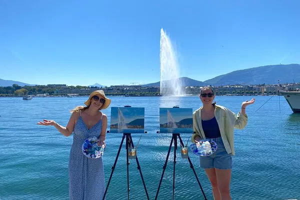 Unleash Your Inner Artist: Paint Geneva's Iconic Jet d'Eau!