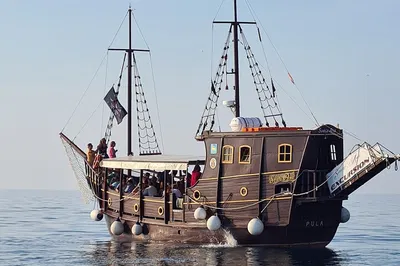 Vrsar Adventure: Dolphin Watching & Pirate Ship Sunset Cruise!