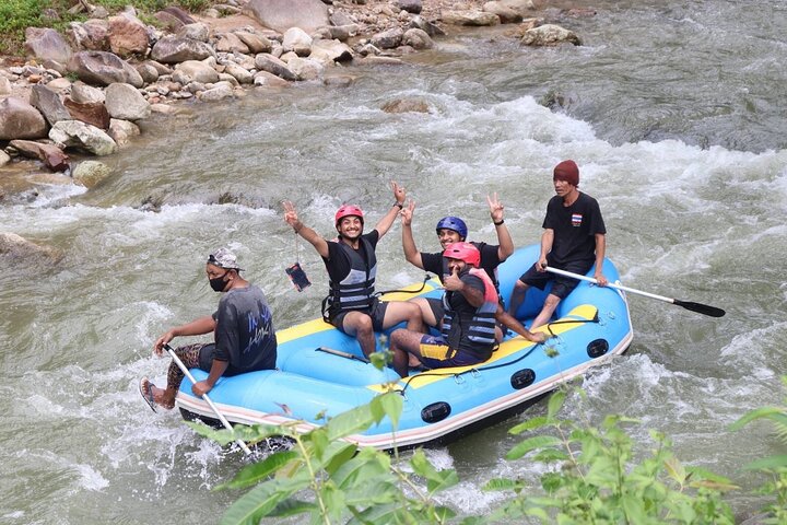 Phuket's Wild Side: White Water Rafting & Monkey Cave Adventure