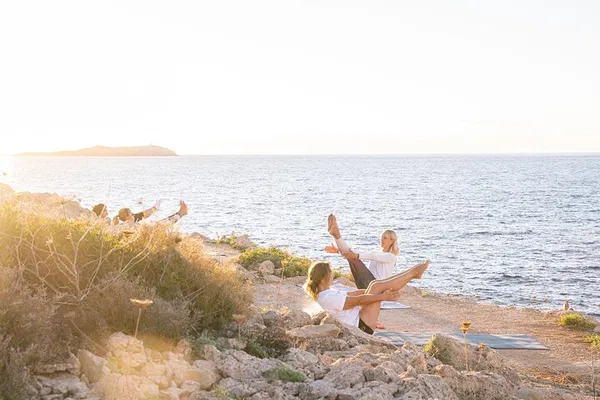 Ibiza Sunrise: Yoga & Brunch Bliss by the Sea