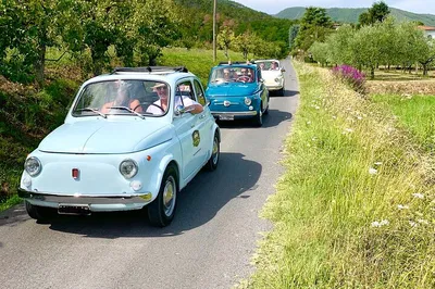 Tuscan Dream Ride: Vintage Fiat 500 Self-Guided Tour!