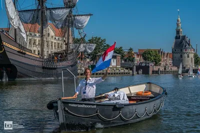 Glide Through Hoorn's Harbor: An Eco-Friendly Electric Boat Tour