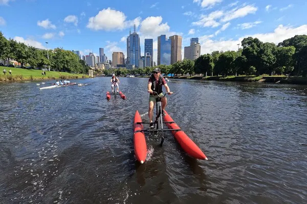 Glide Through Melbourne: Yarra River Waterbike Adventure!