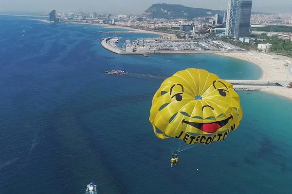 Barcelona Jet Ski & Parasail Adventure: Unforgettable Views!