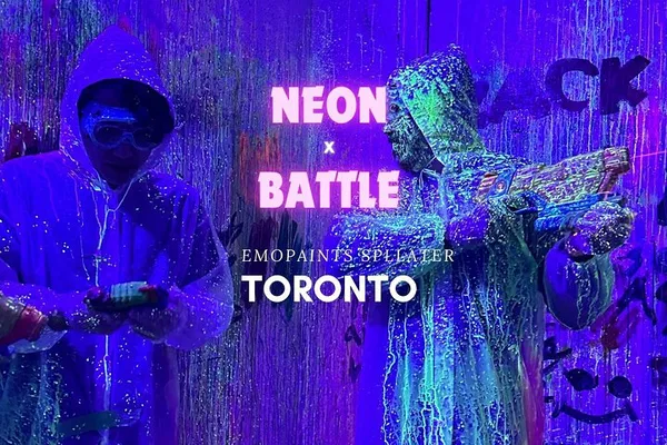 Unleash Your Inner Artist: Neon Battle Splatter Painting Adventure in Toronto