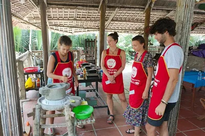 Hoi An's Sunset Culinary River Escape: Basket Boats & Stilt House Cooking