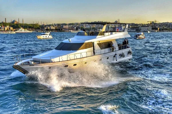 Luxury Bosphorus Cruise: Unveiling Istanbul's Splendor from a Private Yacht