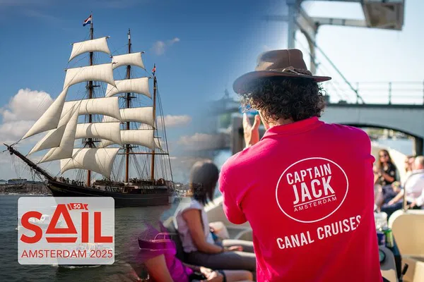 SAIL Amsterdam 2025 Canal Cruise: Front-Row Seats!