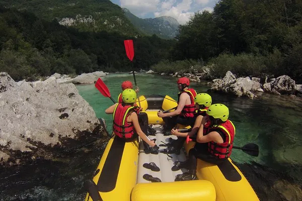 Conquer the Soča: Classic Rafting Adventure Through Emerald Waters!