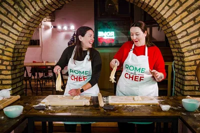 Rome: Family Tiramisu & Pasta Cooking Class